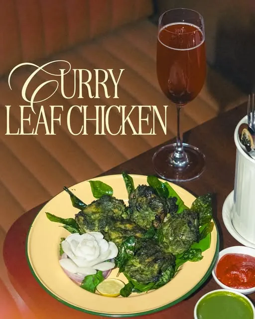 Curry leaf chicken at Tommy’s
