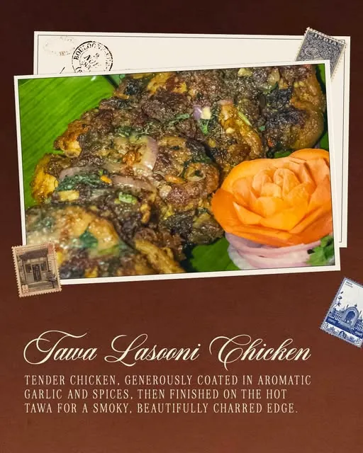 Tawa lasooni chicken at Tommy’s
